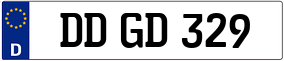 Truck License Plate